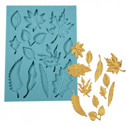 Silikonform Blätter