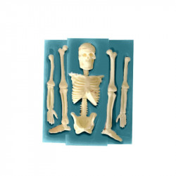 Silikonform 11x9,5cm - Skelett