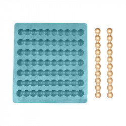 Perlenform aus Silikon