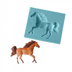 Silikonform Pferderennen