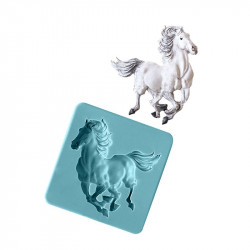 Silikonform Pferderennen