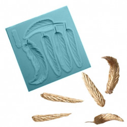 Silikonform für Federn