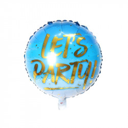 Folienballon rund Rundflug Party 46cm