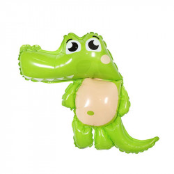 Folienballon Krokodil 59x40 cm