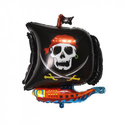 Folienballon Piratenschiff 67x53 cm