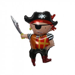 Folienballon Pirat 90x60 cm