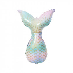 Folienballon Schwanz Meerjungfrauen-Mock 82cm