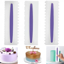 Tortenrandspachtel 3tlg.