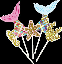 Meerjungfrau Tortenaufsatz