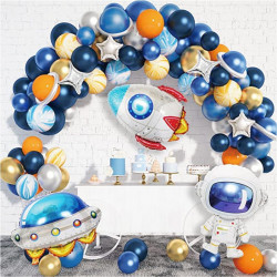Ballonggirlande Weltraum 102 Stück