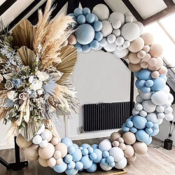 Ballonggirlande hellblau