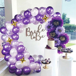 Ballonggirlande violett 108 Stk