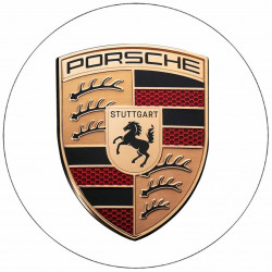 Essbares Papier Porsche-Logo 19,5 cm