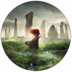 Essbares Papier Prinzessin Rebellin Merida 19,5 cm