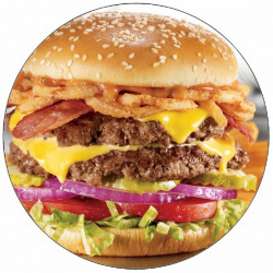 Essbarer Papier-Hamburger 19,5 cm