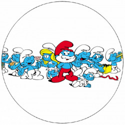 Essbare Papierschlümpfe 19,5 cm