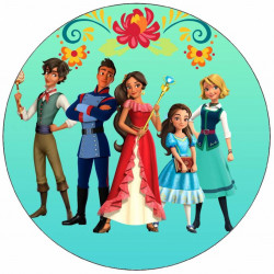 Essbares Papier Elena von Avalor und Freunde 19,5 cm