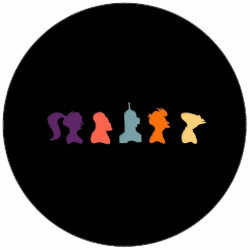 Futurama essbares Papier Charakter Symbole 19,5 cm