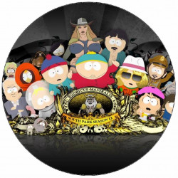 Essbares Papier South Park Town 19,5 cm