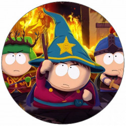 Essbares Papier South Park Halloween Town 19,5 cm