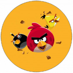 Essbares Papier Angry birds 19,5 cm