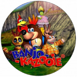 Banjoo kazooie essbares Papier 19,5 cm