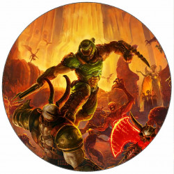 Essbares Papier Doom demon 19,5 cm