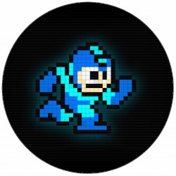 Essbares Papier Mega Man Pixel 19,5 cm