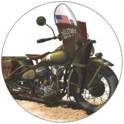 Essbares Papier militärische Reise Motorrad 19,5 cm