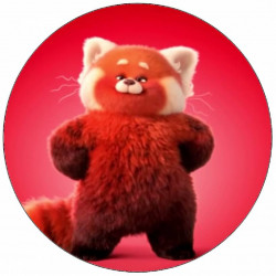 Essbares Papier Transformation Panda 19,5 cm