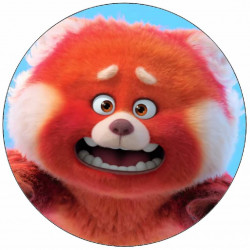 Essbares Papier Transformation fliegender Panda 19,5 cm