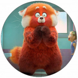 Essbares Papier Transformation Mei als Panda 19,5 cm