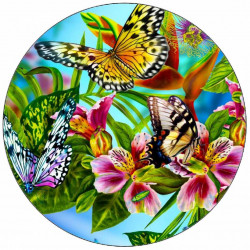 Essbare Papierschmetterlinge 19,5 cm