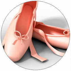 Essbare Ballettschuhe aus Papier 19,5 cm