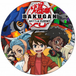 Essbares Papier Bakugan Team 19,5 cm