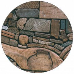 Essbares Papier Holzstruktur 19,5 cm