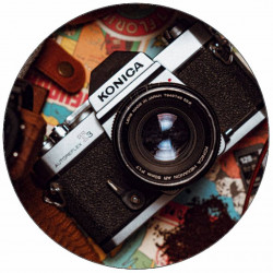 Essbare Papierkamera 19,5 cm