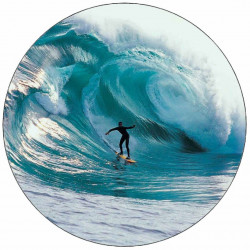 Essbarer Papier-Surfer auf Welle 19,5 cm