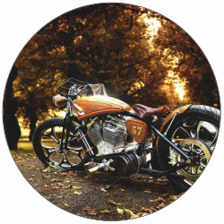Essbares Papier Harley Davidson braun 19,5 cm