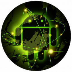 Essbares Papier leuchtendes Android 19,5 cm