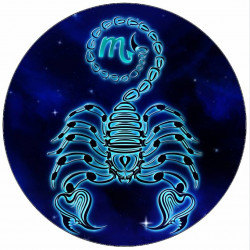 Essbares Papier Skorpion Schild 19,5 cm