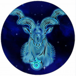 Essbares Papier Zeichen des Steinbocks 19,5 cm