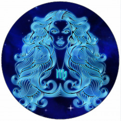 Essbares Papierschild Jungfrau 19,5 cm