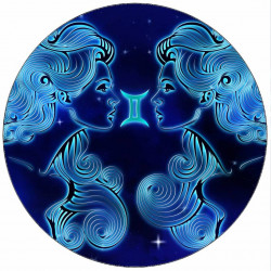 Essbares Papier Zeichen Zwillinge 19,5 cm