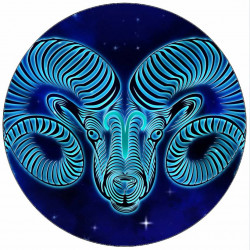 Essbares Papier Widder Zeichen 19,5 cm