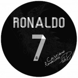 Essbares Papier Cristiano Ronaldo Unterschrift 19,5 cm