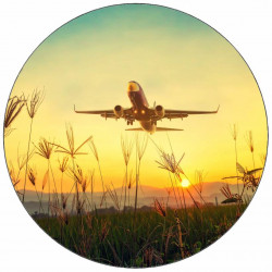 Essbares Papierflugzeug Start 19,5 cm