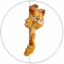 Essbares Papier Garfield hinter der Wand 19,5 cm