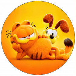 Essbares Papier Garfield und Odie 19,5 cm