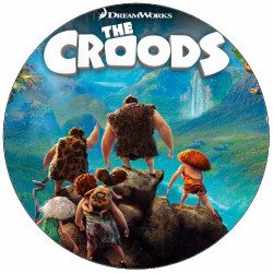 Essbares Papier Croods auf Stein 19,5 cm